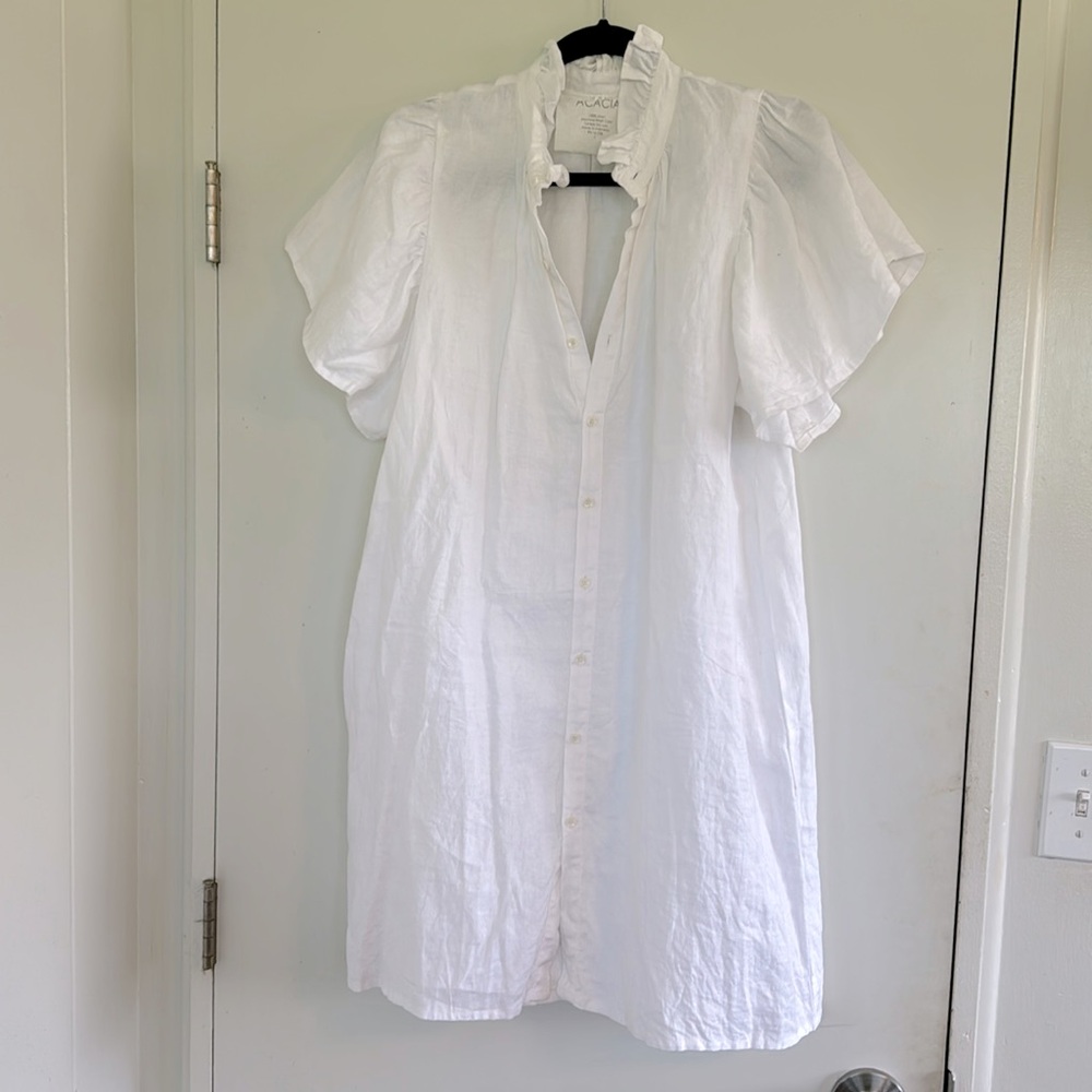 Acacia 100% linen dress.